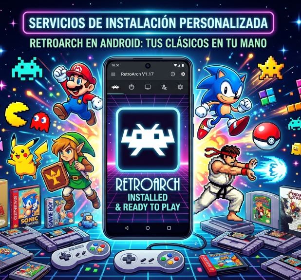 RetroArch con juegos para tu Celular