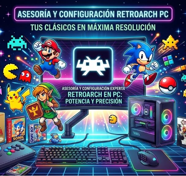 RetroArch con juegos para tu PC