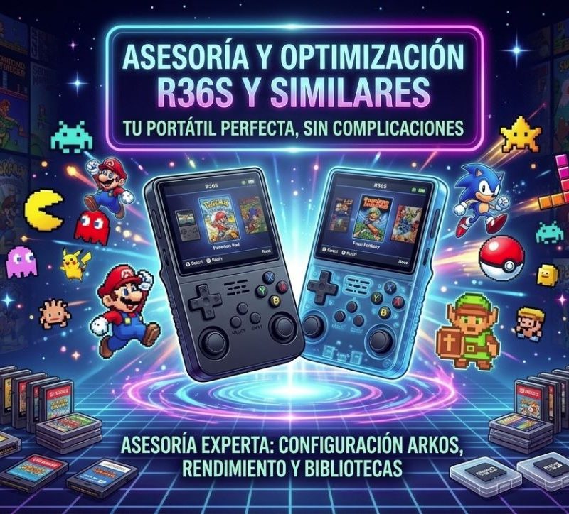 Servicio y Optimización para tu Consola Portatil R36S